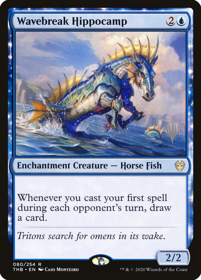 Wavebreak Hippocamp (Promo Pack) [Theros Beyond Death Promos] MTG Single Magic: The Gathering    | Red Claw Gaming