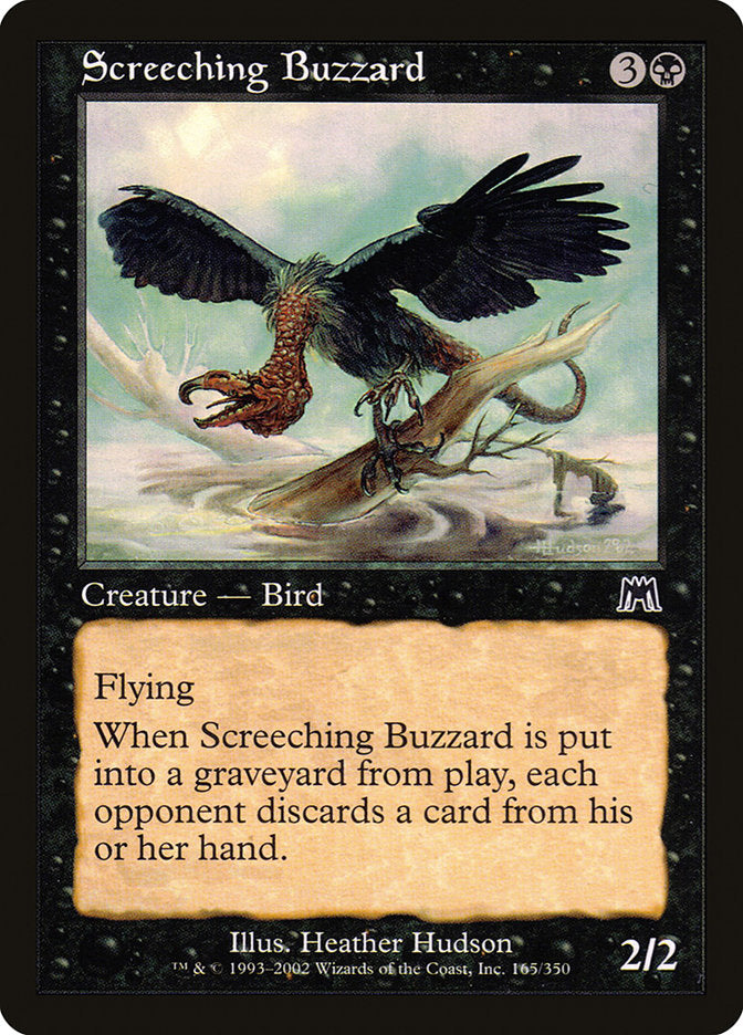 Screeching Buzzard [Onslaught] MTG Single Magic: The Gathering    | Red Claw Gaming