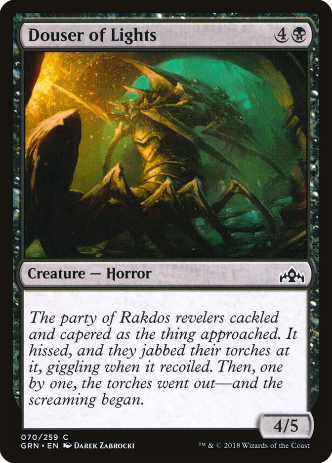Douser of Lights [Guilds of Ravnica] MTG Single Magic: The Gathering    | Red Claw Gaming