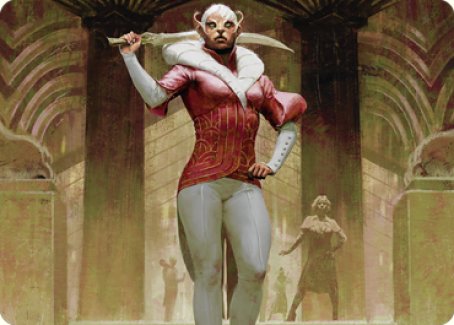 Mage's Attendant Art Card [Streets of New Capenna Art Series] MTG Single Magic: The Gathering    | Red Claw Gaming
