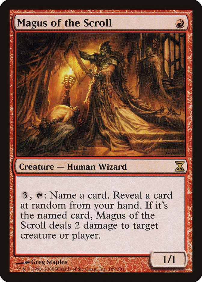 Magus of the Scroll [Time Spiral] MTG Single Magic: The Gathering    | Red Claw Gaming