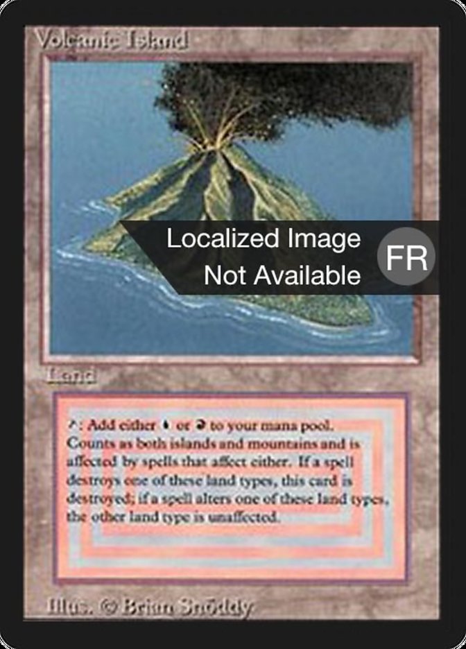 Volcanic Island [Foreign Black Border] MTG Single Magic: The Gathering    | Red Claw Gaming