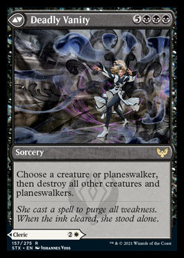 Selfless Glyphweaver // Deadly Vanity [Strixhaven: School of Mages] MTG Single Magic: The Gathering    | Red Claw Gaming