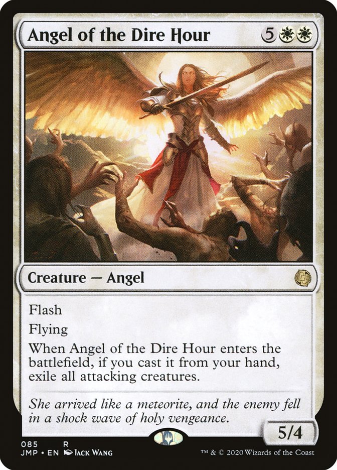 Angel of the Dire Hour [Jumpstart] MTG Single Magic: The Gathering    | Red Claw Gaming