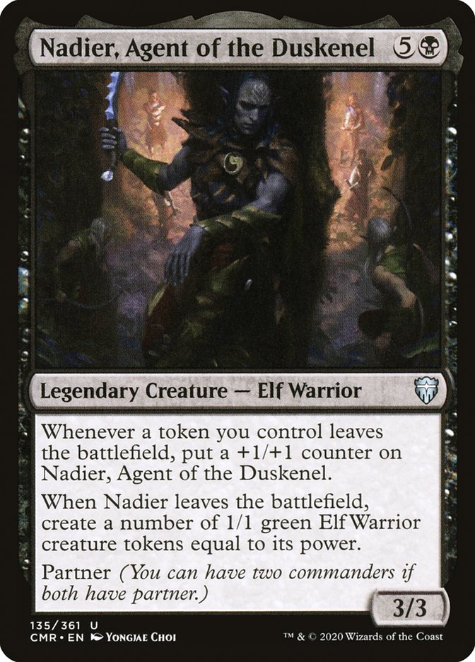 Nadier, Agent of the Duskenel [Commander Legends] MTG Single Magic: The Gathering    | Red Claw Gaming