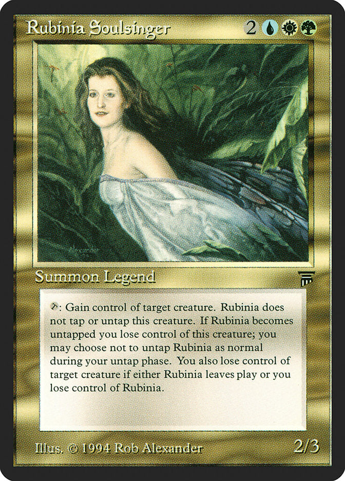 Rubinia Soulsinger [Legends] MTG Single Magic: The Gathering    | Red Claw Gaming