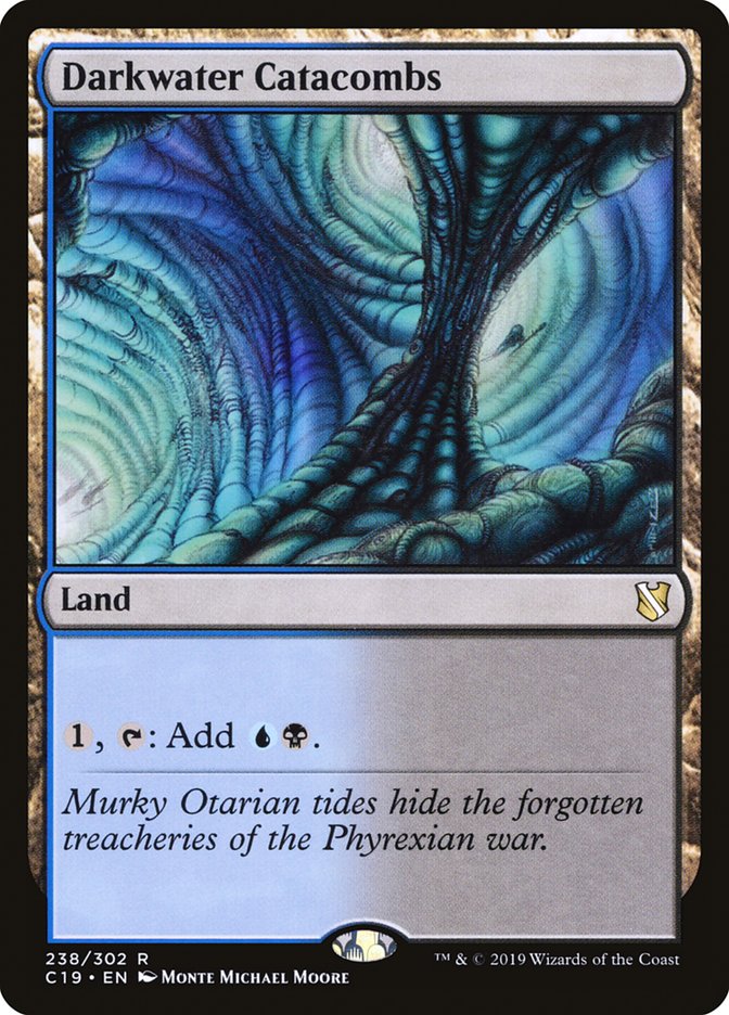 Darkwater Catacombs [Commander 2019] MTG Single Magic: The Gathering    | Red Claw Gaming