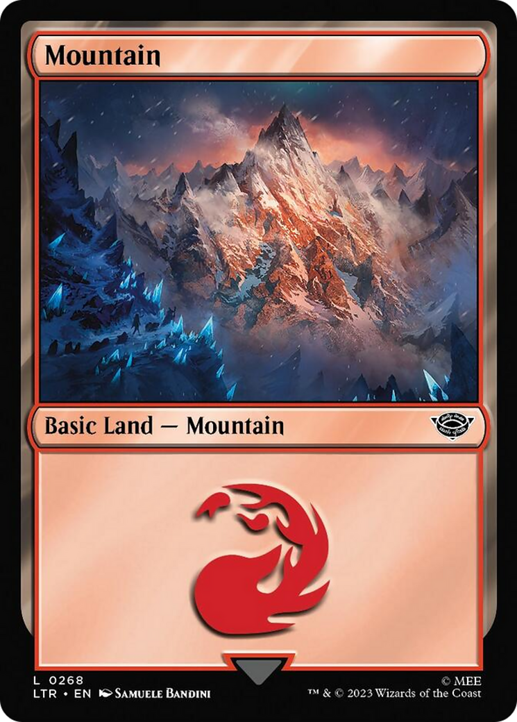 Mountain (268) [The Lord of the Rings: Tales of Middle-Earth] MTG Single Magic: The Gathering    | Red Claw Gaming