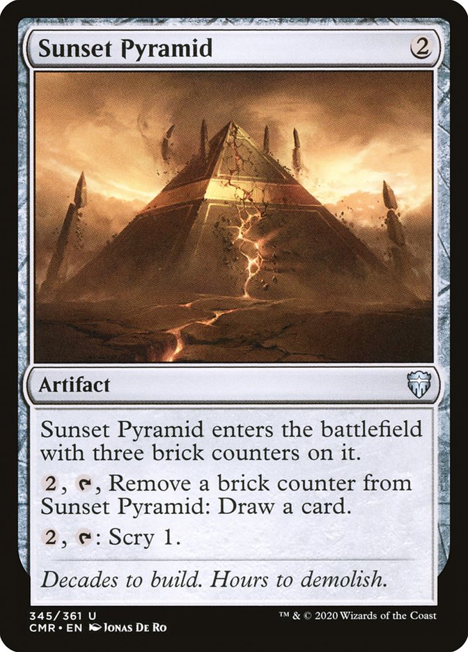 Sunset Pyramid [Commander Legends] MTG Single Magic: The Gathering    | Red Claw Gaming