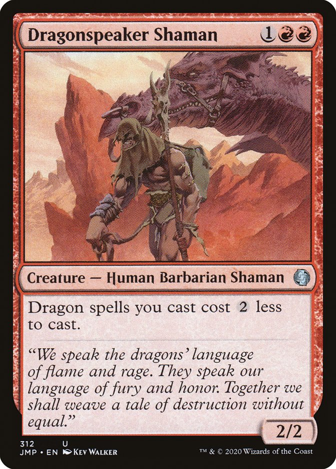 Dragonspeaker Shaman [Jumpstart] MTG Single Magic: The Gathering    | Red Claw Gaming