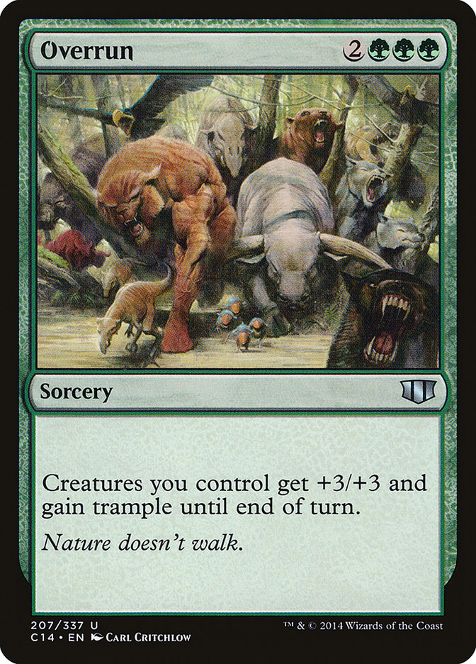 Overrun [Commander 2014] MTG Single Magic: The Gathering    | Red Claw Gaming
