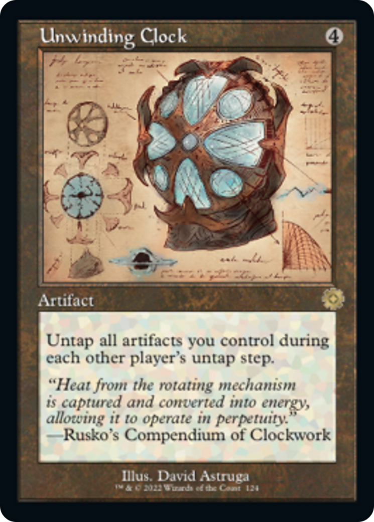 Unwinding Clock (Retro Schematic) [The Brothers' War Retro Artifacts] MTG Single Magic: The Gathering    | Red Claw Gaming