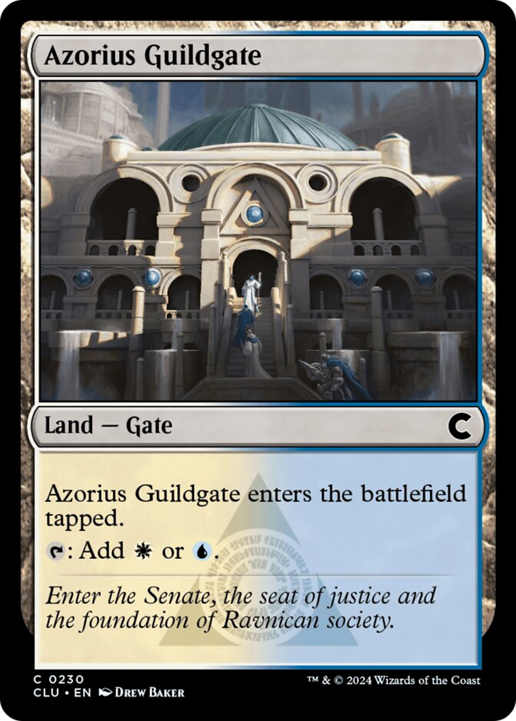 Azorius Guildgate [Ravnica: Clue Edition] MTG Single Magic: The Gathering    | Red Claw Gaming