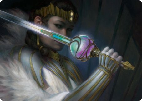 Luxior, Giada's Gift Art Card [Streets of New Capenna Art Series] MTG Single Magic: The Gathering    | Red Claw Gaming