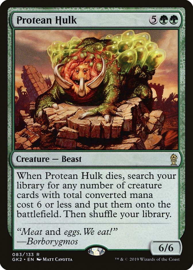 Protean Hulk [Ravnica Allegiance Guild Kit] MTG Single Magic: The Gathering    | Red Claw Gaming