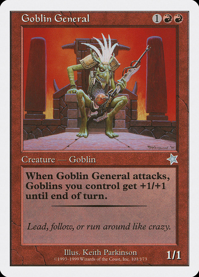 Goblin General [Starter 1999] MTG Single Magic: The Gathering    | Red Claw Gaming