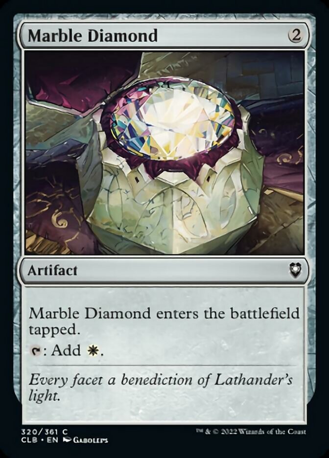 Marble Diamond [Commander Legends: Battle for Baldur's Gate] MTG Single Magic: The Gathering    | Red Claw Gaming