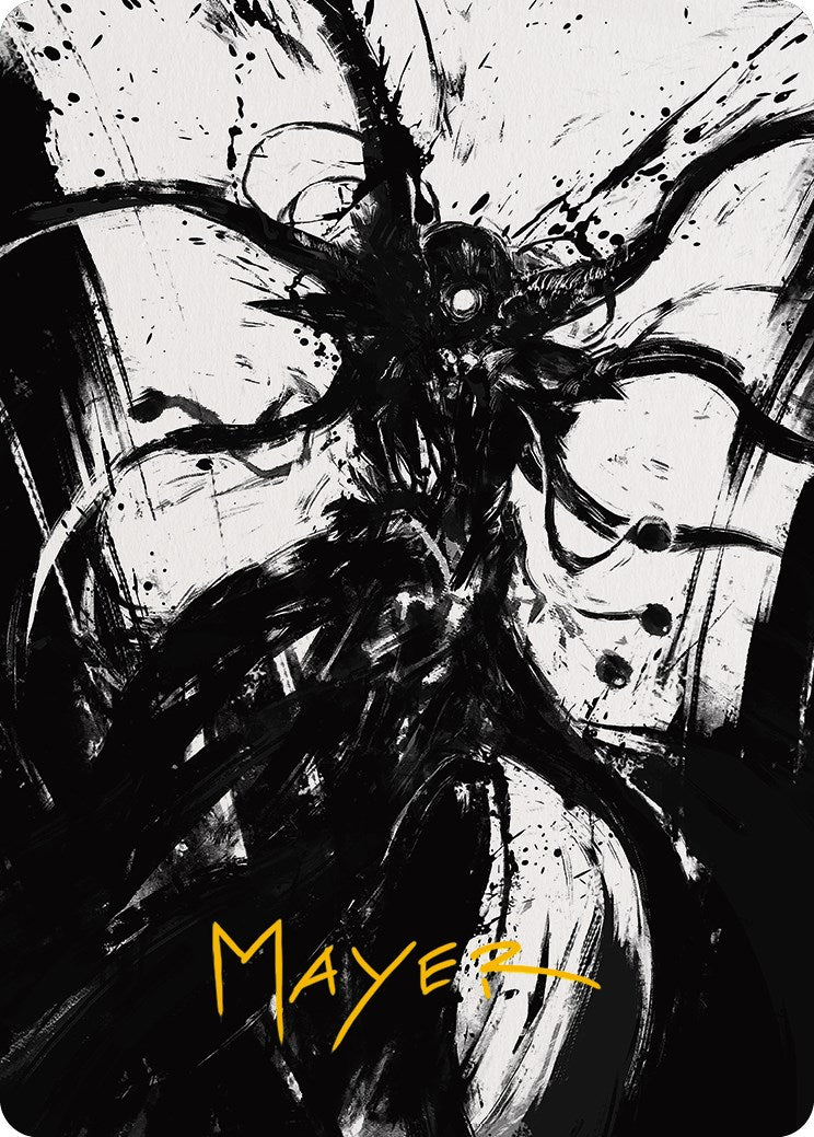 Tekuthal, Inquiry Dominus Art Card (Gold-Stamped Signature) [Phyrexia: All Will Be One Art Series] MTG Single Magic: The Gathering    | Red Claw Gaming