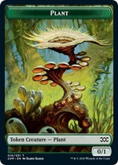 Plant // Saproling Double-Sided Token [Double Masters Tokens] MTG Single Magic: The Gathering    | Red Claw Gaming