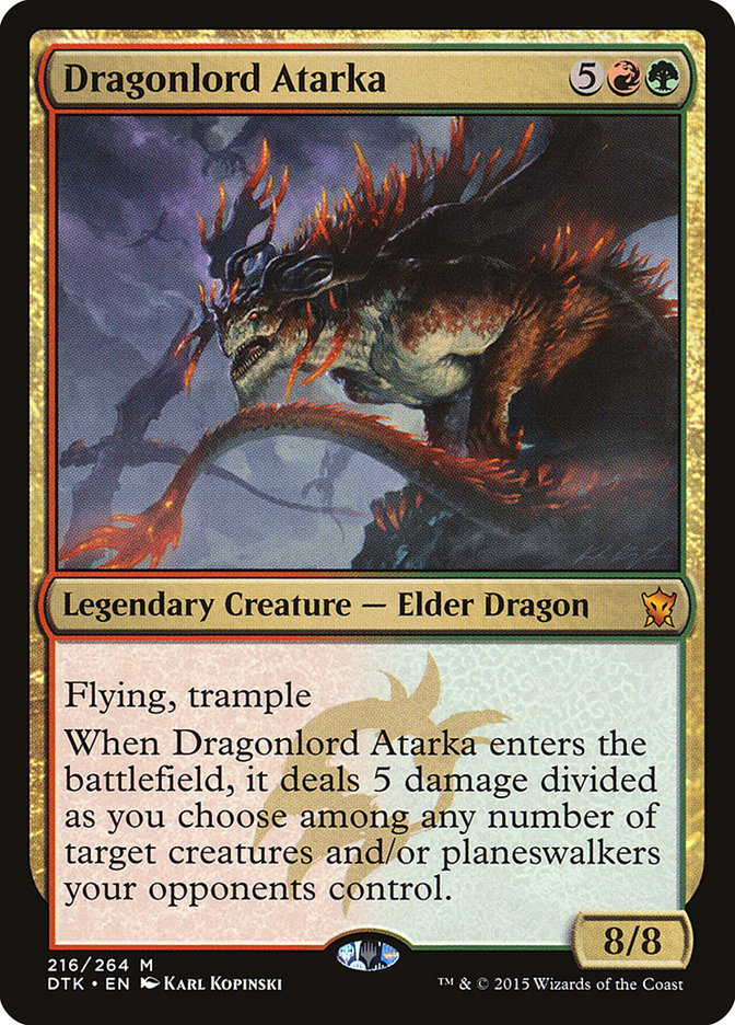 Dragonlord Atarka [Dragons of Tarkir] MTG Single Magic: The Gathering    | Red Claw Gaming