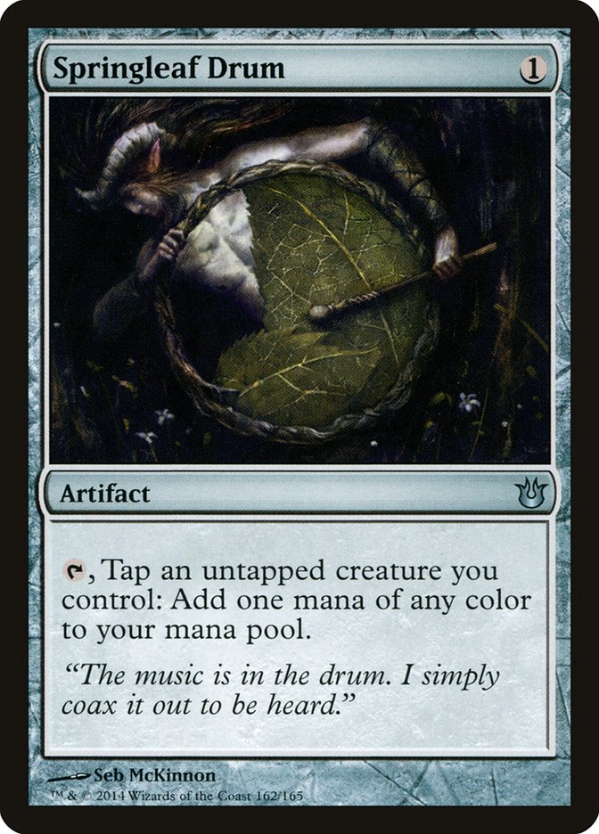 Springleaf Drum [Born of the Gods] MTG Single Magic: The Gathering    | Red Claw Gaming