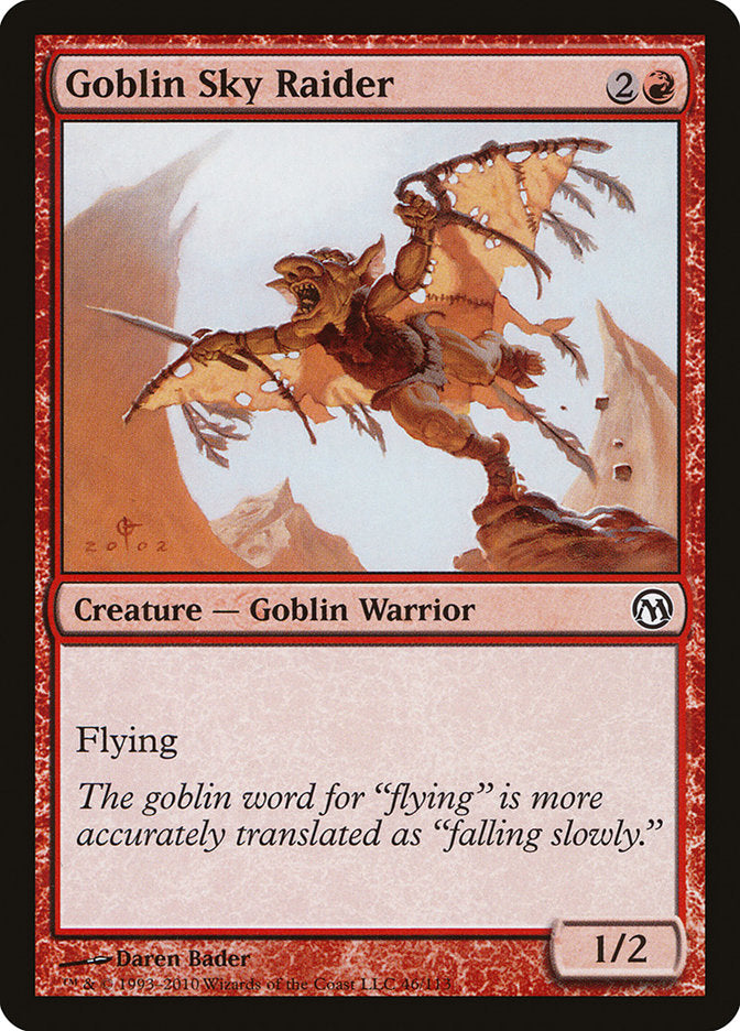 Goblin Sky Raider [Duels of the Planeswalkers] MTG Single Magic: The Gathering    | Red Claw Gaming