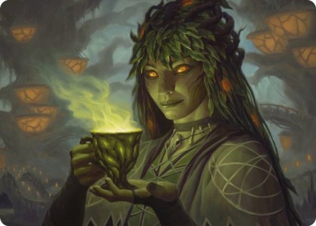 Dina, Soul Steeper Art Card [Strixhaven: School of Mages Art Series] MTG Single Magic: The Gathering    | Red Claw Gaming