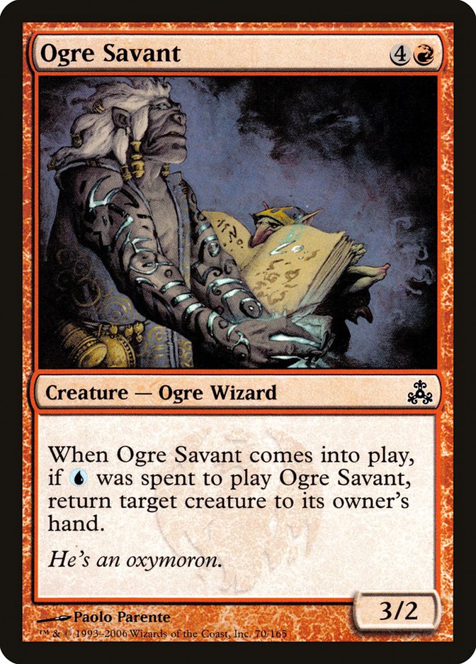 Ogre Savant [Guildpact] MTG Single Magic: The Gathering    | Red Claw Gaming