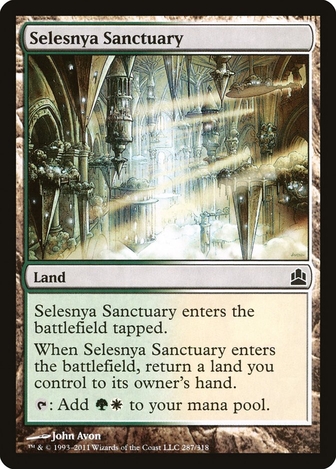 Selesnya Sanctuary [Commander 2011] MTG Single Magic: The Gathering    | Red Claw Gaming