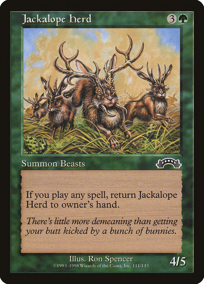 Jackalope Herd [Exodus] MTG Single Magic: The Gathering    | Red Claw Gaming