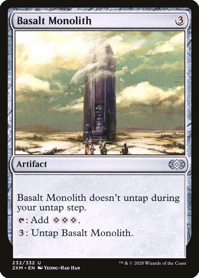 Basalt Monolith [Double Masters] MTG Single Magic: The Gathering    | Red Claw Gaming