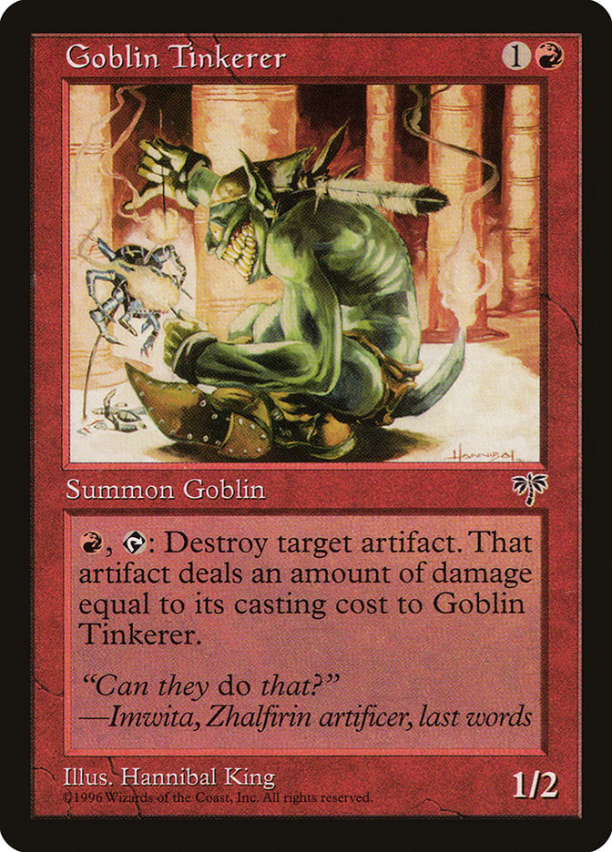Goblin Tinkerer [Mirage] MTG Single Magic: The Gathering    | Red Claw Gaming