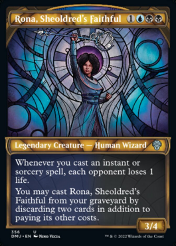 Rona, Sheoldred's Faithful (Showcase Textured) [Dominaria United] MTG Single Magic: The Gathering    | Red Claw Gaming