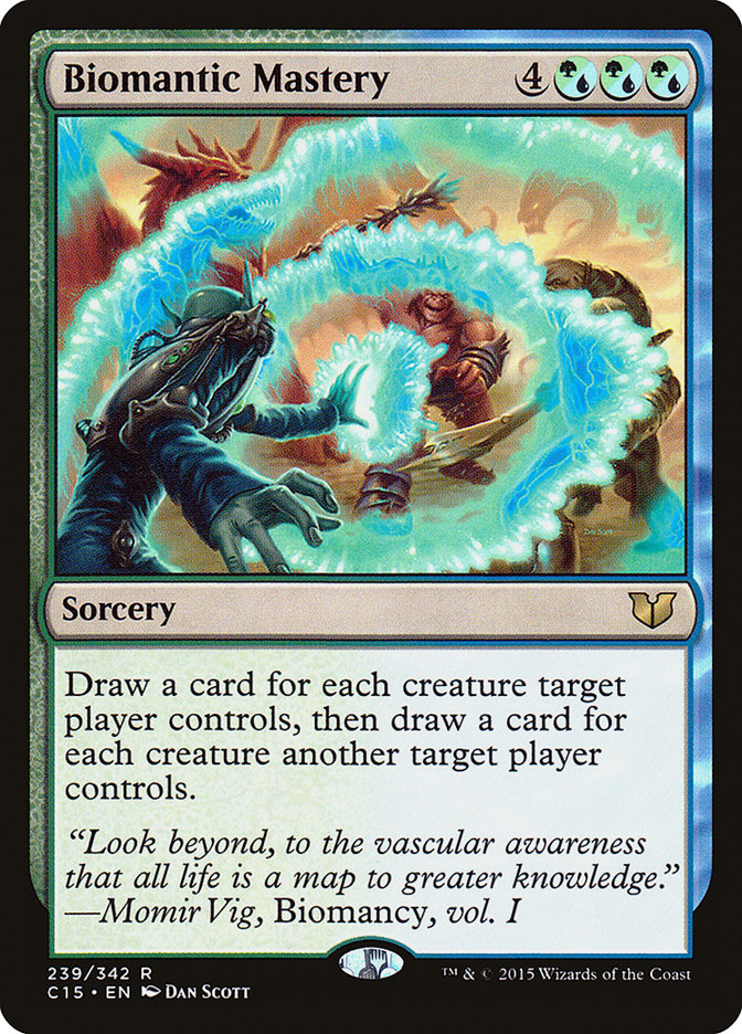 Biomantic Mastery [Commander 2015] MTG Single Magic: The Gathering    | Red Claw Gaming