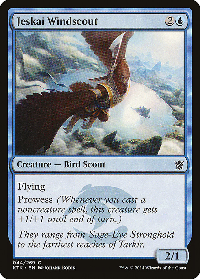 Jeskai Windscout [Khans of Tarkir] MTG Single Magic: The Gathering    | Red Claw Gaming