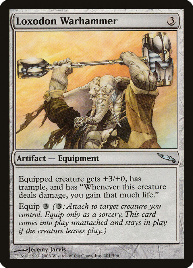 Loxodon Warhammer [Mirrodin] MTG Single Magic: The Gathering    | Red Claw Gaming