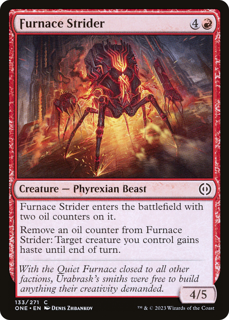 Furnace Strider [Phyrexia: All Will Be One] MTG Single Magic: The Gathering    | Red Claw Gaming