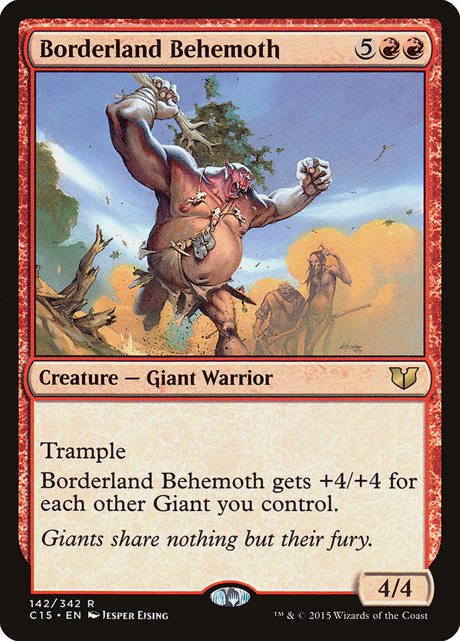 Borderland Behemoth [Commander 2015] MTG Single Magic: The Gathering    | Red Claw Gaming