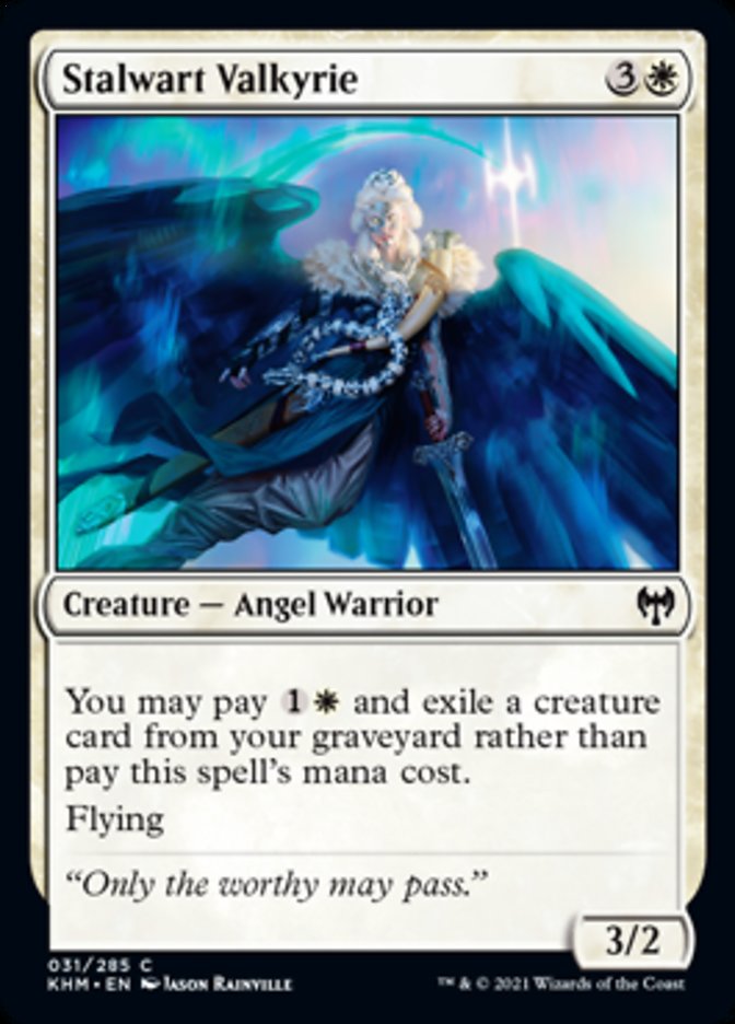 Stalwart Valkyrie [Kaldheim] MTG Single Magic: The Gathering    | Red Claw Gaming