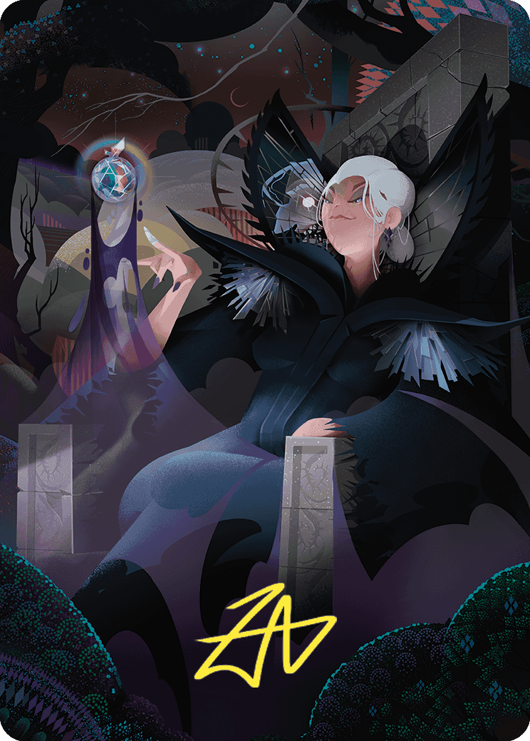 Eriette of the Charmed Apple Art Card (Gold-Stamped Signature) [Wilds of Eldraine Art Series] MTG Single Magic: The Gathering    | Red Claw Gaming