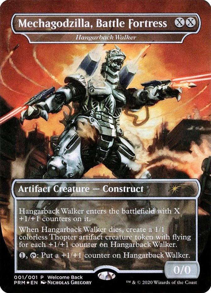 Hangarback Walker - Mechagodzilla, Battle Fortress [Love Your LGS 2020] MTG Single Magic: The Gathering    | Red Claw Gaming