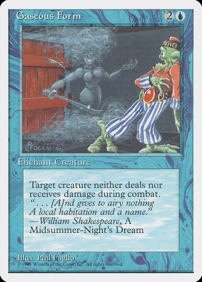 Gaseous Form [Fourth Edition] MTG Single Magic: The Gathering    | Red Claw Gaming