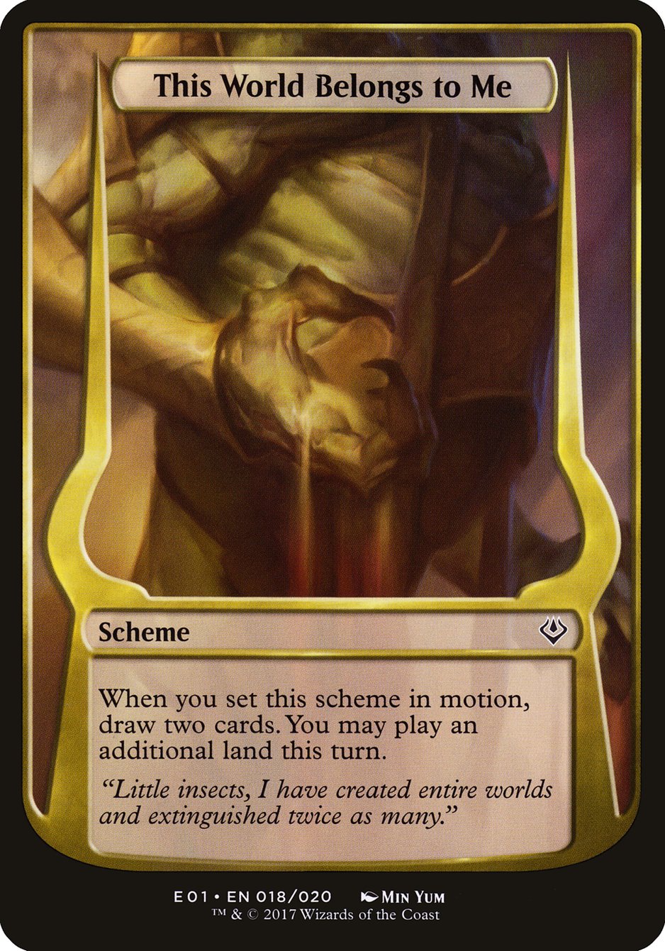This World Belongs to Me (Schemes) [Archenemy: Nicol Bolas Schemes] MTG Single Magic: The Gathering    | Red Claw Gaming
