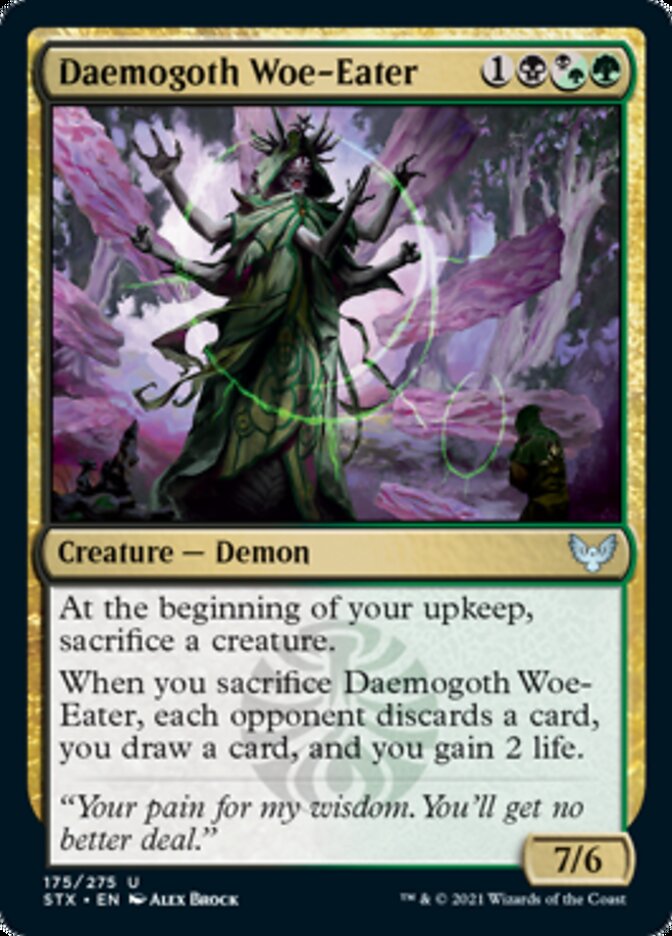 Daemogoth Woe-Eater [Strixhaven: School of Mages] MTG Single Magic: The Gathering    | Red Claw Gaming