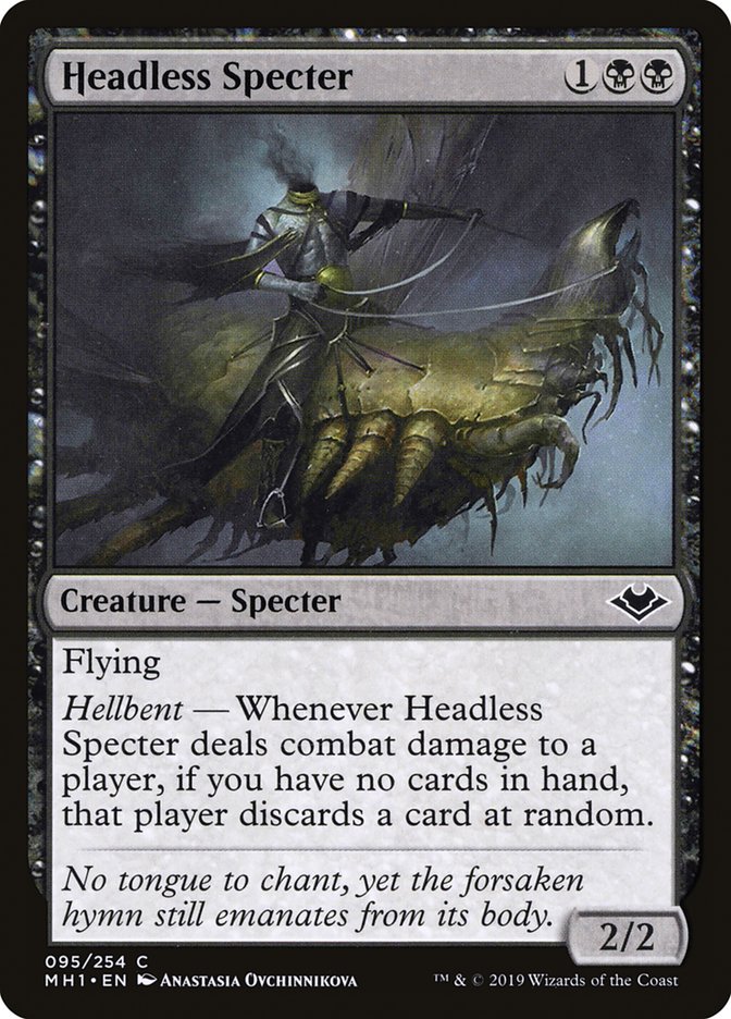 Headless Specter [Modern Horizons] MTG Single Magic: The Gathering    | Red Claw Gaming