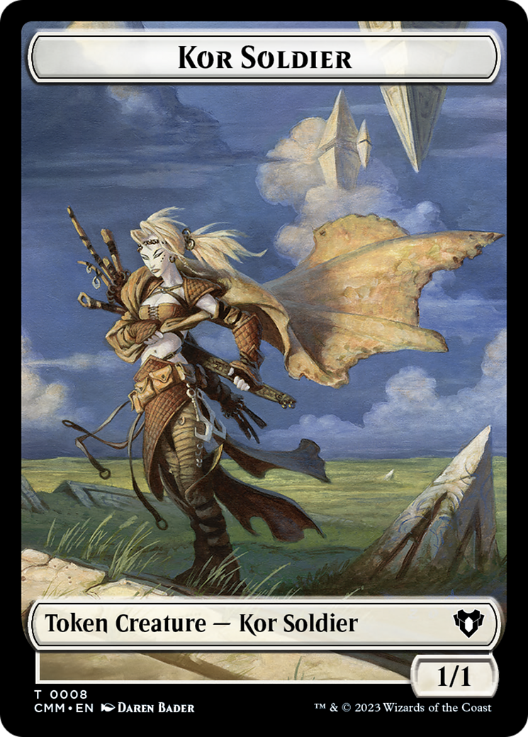 Kor Soldier Token [Commander Masters Tokens] MTG Single Magic: The Gathering    | Red Claw Gaming