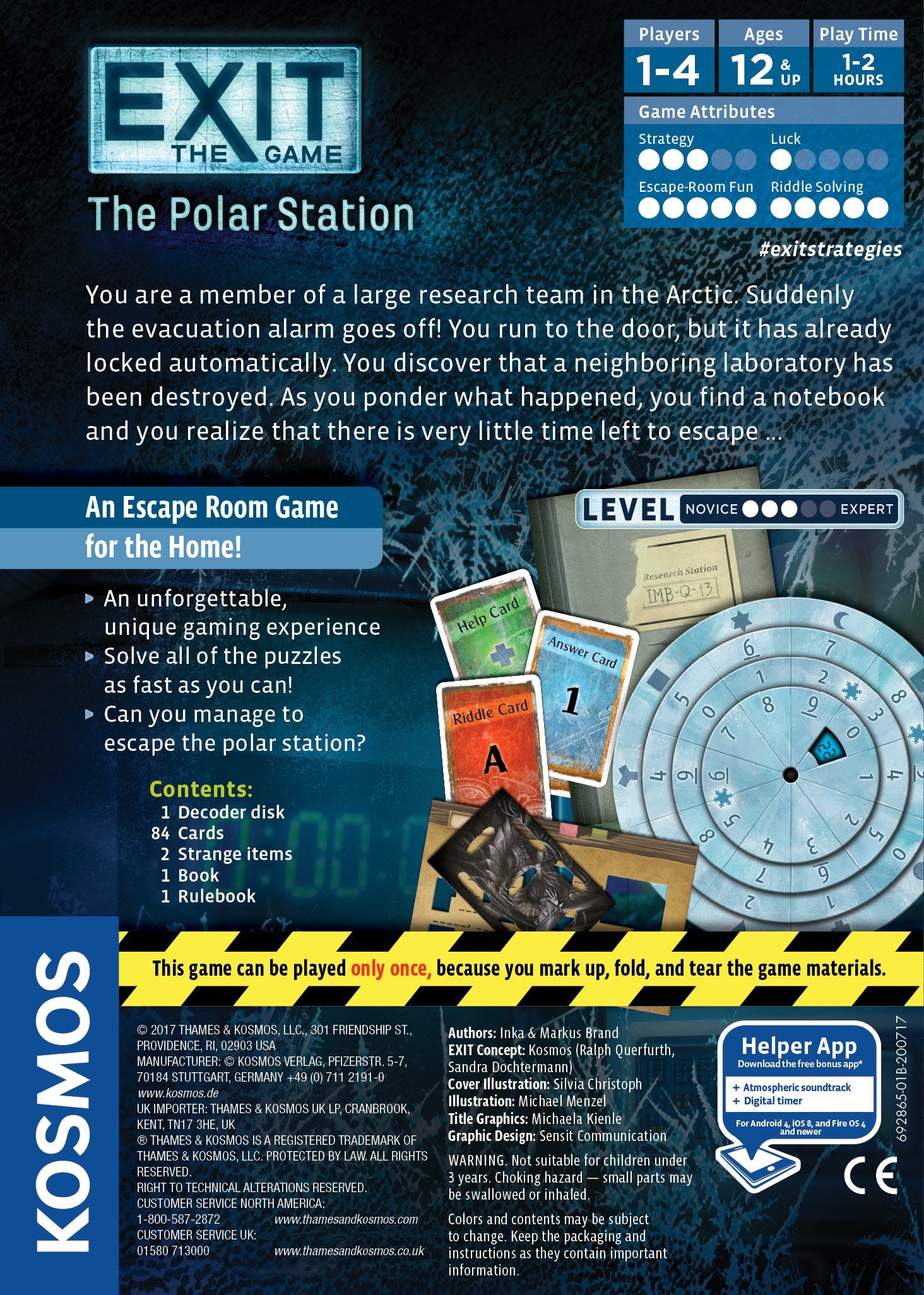 Exit: The Game – The Polar Station Board Games Kosmos    | Red Claw Gaming