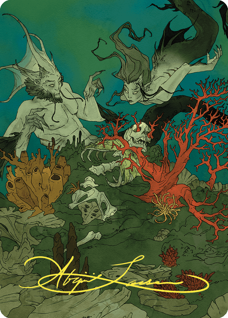 Curiosity Art Card (Gold-Stamped Signature) [Wilds of Eldraine Art Series] MTG Single Magic: The Gathering    | Red Claw Gaming