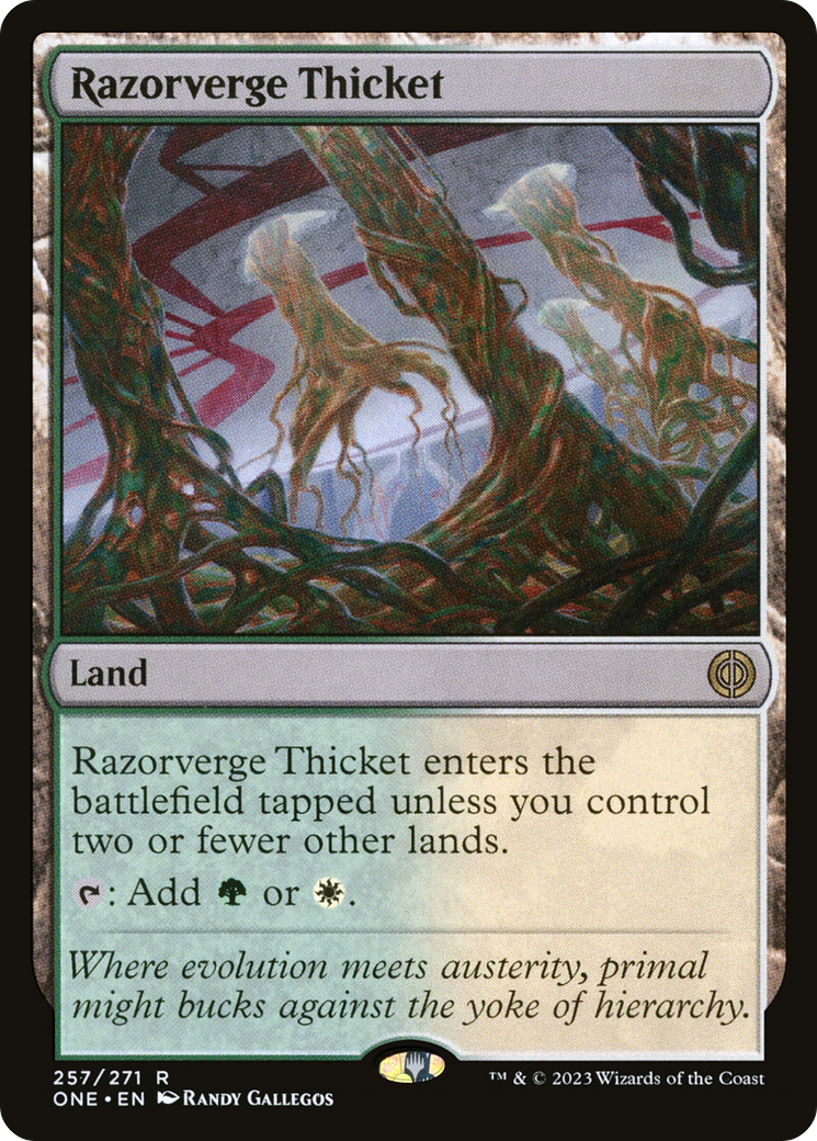 Razorverge Thicket [Phyrexia: All Will Be One] MTG Single Magic: The Gathering    | Red Claw Gaming