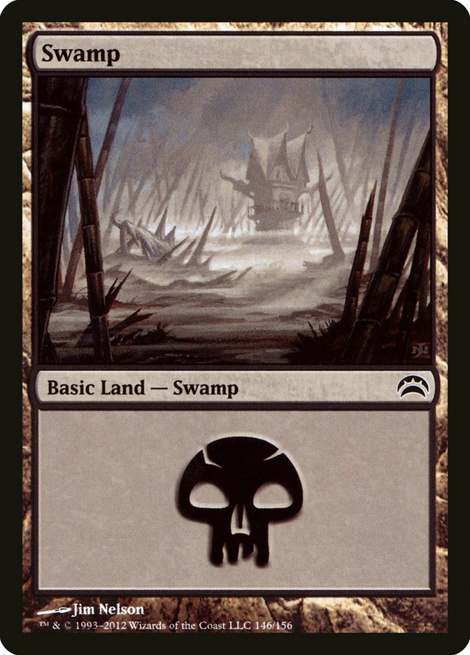 Swamp (146) [Planechase 2012] MTG Single Magic: The Gathering    | Red Claw Gaming